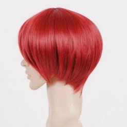 Red 32cm Starry Sky Tomoe Yoh Nylon Cosplay Wig -Cosplay Shopper Store image 001a 15 4 1