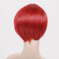 Red 32cm Starry Sky Tomoe Yoh Nylon Cosplay Wig -Cosplay Shopper Store image 001a 16 4 1