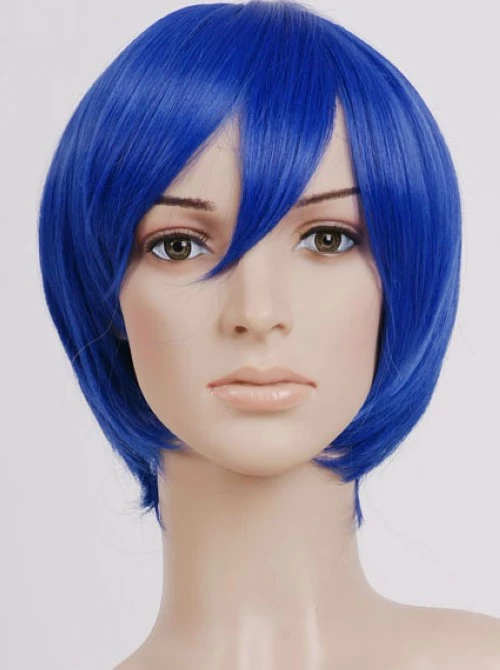 Blue 32cm Shugo Chara Yoru Cosplay Wig 4 Blue 32cm Shugo Chara Yoru Cosplay Wig - Image 2