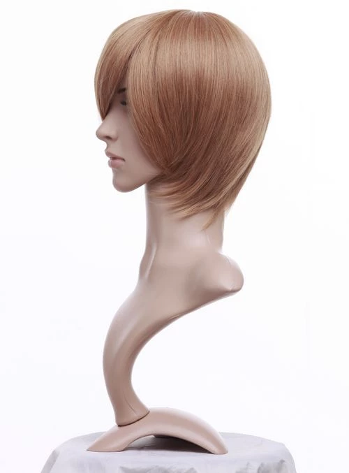 32cm Golden Flax Mixed Gintama Okita Sougo Cosplay Wig 6 32cm Golden Flax Mixed Gintama Okita Sougo Cosplay Wig - Image 4