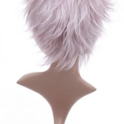 Light Pink 35cm Katekyo Hitman Reborn! Byakuran Nylon Cosplay Wig -Cosplay Shopper Store image 003a 4 5 1