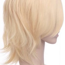 Light Gold 32cm Final Fantasy 13 Snow Nylon Cosplay Wig -Cosplay Shopper Store image 004a 2 4 1