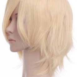 Light Gold 32cm Final Fantasy 13 Snow Nylon Cosplay Wig -Cosplay Shopper Store image 004a 4 4 1