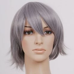 Gray 32cm Katekyo Hitman Reborn! Gokudera Hayato Cosplay Wig -Cosplay Shopper Store image 005a 13 2 5 1 1