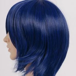 Deep Blue 35cm Gurren Lagann Simon Nylon Cosplay Wig -Cosplay Shopper Store image 010a 14 5 1