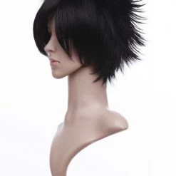 Black 30cm Bleach Hisagi Shuhei Nylon Cosplay Wig -Cosplay Shopper Store image 011d 3 2 4 1