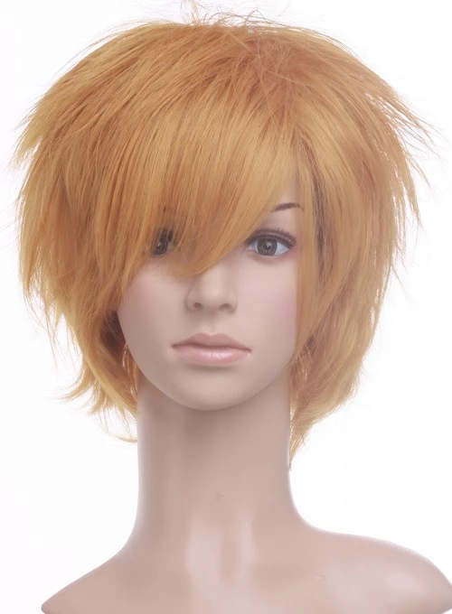 Golden 32cm Vacaloid Kagamine Len Cosplay Wig 4 Golden 32cm Vacaloid Kagamine Len Cosplay Wig - Image 2
