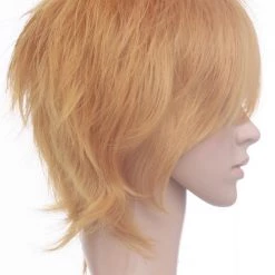 Golden 32cm Vacaloid Kagamine Len Cosplay Wig 9 Golden 32cm Vacaloid Kagamine Len Cosplay Wig -Cosplay Shopper Store image 012c 3 5 1