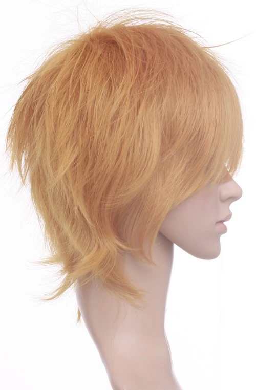 Golden 32cm Vacaloid Kagamine Len Cosplay Wig 5 Golden 32cm Vacaloid Kagamine Len Cosplay Wig - Image 3