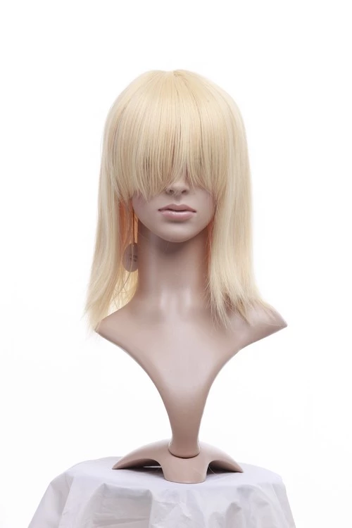 Light Gold 40cm When They Cry 3 Lambdadelta Nylon Cosplay Wig 4 Light Gold 40cm When They Cry 3 Lambdadelta Nylon Cosplay Wig - Image 2