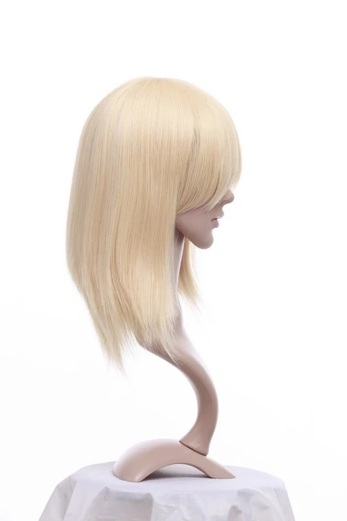 Light Gold 40cm When They Cry 3 Lambdadelta Nylon Cosplay Wig 7 Light Gold 40cm When They Cry 3 Lambdadelta Nylon Cosplay Wig - Image 5