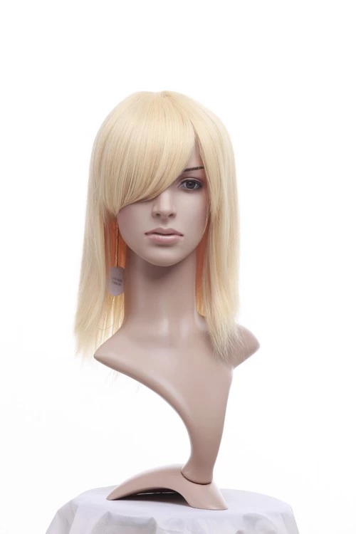 Light Gold 40cm When They Cry 3 Lambdadelta Nylon Cosplay Wig 5 Light Gold 40cm When They Cry 3 Lambdadelta Nylon Cosplay Wig - Image 3
