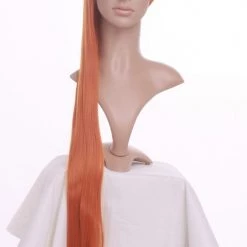 Orange 80cm Haruhi Suzumiya Asahina Mikuru Cosplay Wig 9 Orange 80cm Haruhi Suzumiya Asahina Mikuru Cosplay Wig -Cosplay Shopper Store image 036g 2 2 3 1