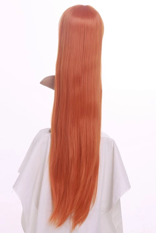 Orange 80cm Haruhi Suzumiya Asahina Mikuru Cosplay Wig 7 Orange 80cm Haruhi Suzumiya Asahina Mikuru Cosplay Wig - Image 5