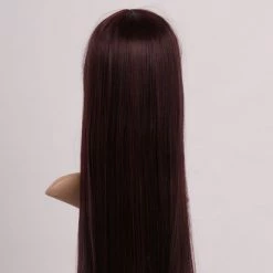 80cm Dark Brown Neon Genesis Evangelion Mari Makinami Illustrious Cosplay Wig 9 80cm Dark Brown Neon Genesis Evangelion Mari Makinami Illustrious Cosplay Wig -Cosplay Shopper Store image 036h 11 4 1