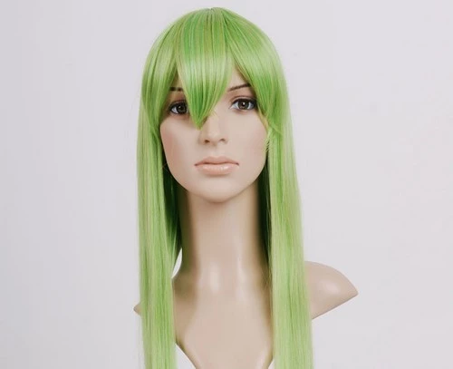 Green 80cm Code Geass-C.C. Nylon Cosplay Wig 4 Green 80cm Code Geass-C.C. Nylon Cosplay Wig - Image 2