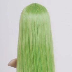Green 80cm Code Geass-C.C. Nylon Cosplay Wig 9 Green 80cm Code Geass-C.C. Nylon Cosplay Wig -Cosplay Shopper Store image 036q 19 5 1