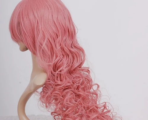 Pink 90cm Vocaloid Megurine Luka Nylon Cosplay Wig 6 Pink 90cm Vocaloid Megurine Luka Nylon Cosplay Wig - Image 4