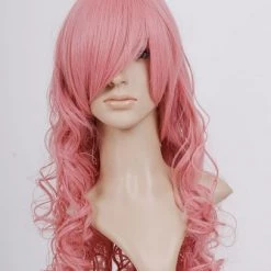 Pink 90cm Vocaloid Megurine Luka Nylon Cosplay Wig 9 Pink 90cm Vocaloid Megurine Luka Nylon Cosplay Wig -Cosplay Shopper Store image 037b 17 4 1