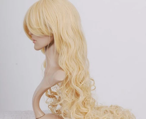 Light Gold 90cm Shugo Chara Mashiro Rima Cosplay Wig 5 Light Gold 90cm Shugo Chara Mashiro Rima Cosplay Wig - Image 3