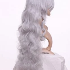 Silver Gray 90cm Fairy Tail Mirajane Cosplay Wig -Cosplay Shopper Store image 037i 2 3 3 1