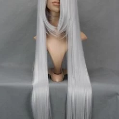 Silver 100cm Katekyo Hitman Reborn Superbi Squalo Nylon Cosplay Wig 7 Silver 100cm Katekyo Hitman Reborn Superbi Squalo Nylon Cosplay Wig -Cosplay Shopper Store image 038n 3 5 1