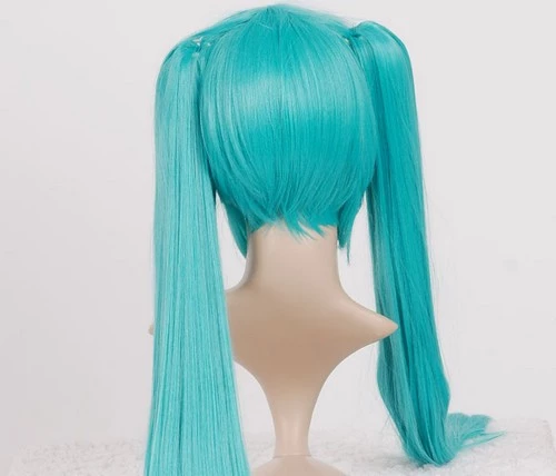 Green 120cm Vocaloid Hatsune Miku Nylon Cosplay Wig 6 Green 120cm Vocaloid Hatsune Miku Nylon Cosplay Wig - Image 4