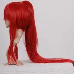 Red 100cm Gurren Lagann Yoko Littner Nylon Cosplay Wig -Cosplay Shopper Store image 050a 15 5 1
