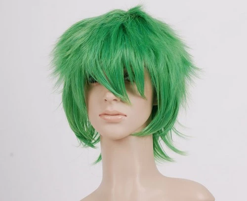 Green 32cm Law Of Ueki Kosuke Ueki Nylon Cosplay Wig 4 Green 32cm Law Of Ueki Kosuke Ueki Nylon Cosplay Wig - Image 2