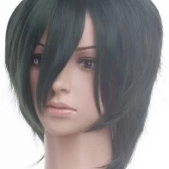 Dark Green 30cm Mobile Suit Gundam Seed Allelujah Haptism Cosplay Wig -Cosplay Shopper Store image 058a 5 1 4 1