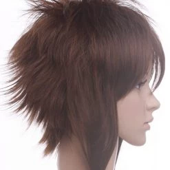 Brown 32cm Hakuouki Okita Souji Cosplay Wig 10 Brown 32cm Hakuouki Okita Souji Cosplay Wig -Cosplay Shopper Store image 112a 2 4 1