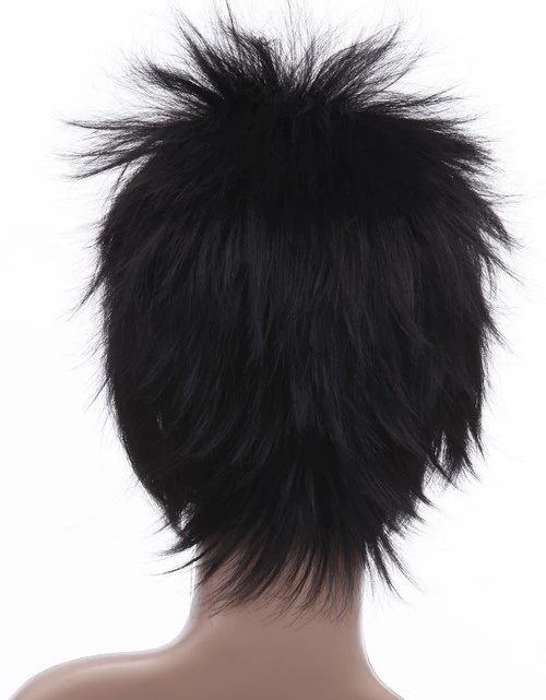 Black 30cm Naruto Momochi Zabuza Cosplay Wig 8 Black 30cm Naruto Momochi Zabuza Cosplay Wig - Image 6