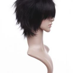 Black 30cm Naruto Momochi Zabuza Cosplay Wig 10 Black 30cm Naruto Momochi Zabuza Cosplay Wig -Cosplay Shopper Store image 122a 4 2 4 1
