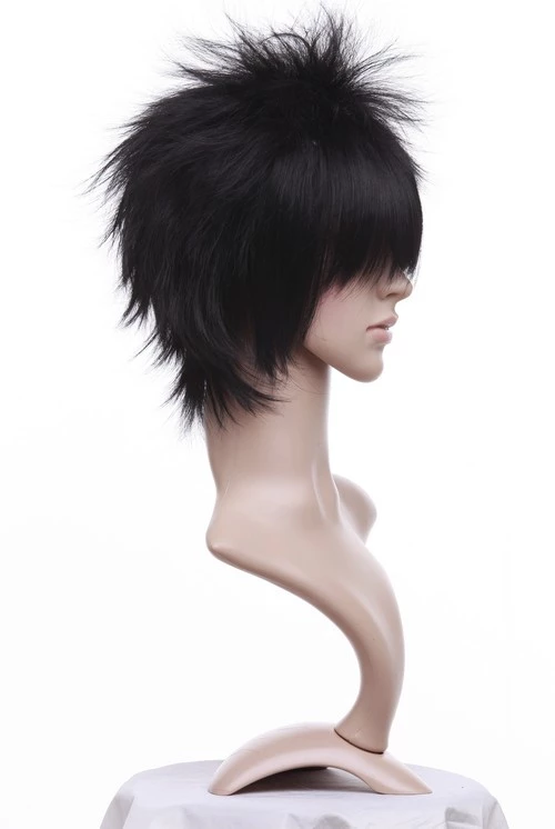 Black 30cm Naruto Momochi Zabuza Cosplay Wig 5 Black 30cm Naruto Momochi Zabuza Cosplay Wig - Image 3