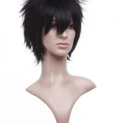 Black 30cm Naruto Momochi Zabuza Cosplay Wig 12 Black 30cm Naruto Momochi Zabuza Cosplay Wig -Cosplay Shopper Store image 122a 5 2 4 1