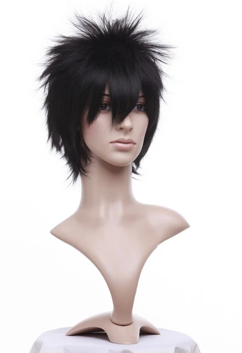 Black 30cm Naruto Momochi Zabuza Cosplay Wig 7 Black 30cm Naruto Momochi Zabuza Cosplay Wig - Image 5