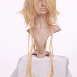Gold 100cm ZONE-00 BENTEN Nylon Cosplay Wig 8 Gold 100cm ZONE-00 BENTEN Nylon Cosplay Wig -Cosplay Shopper Store image 142a 3 3 1