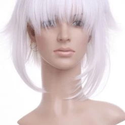 Silver 35cm Hakuouki Okita Souji Cosplay Wig 9 Silver 35cm Hakuouki Okita Souji Cosplay Wig -Cosplay Shopper Store image 144a 2 2 4 1 1