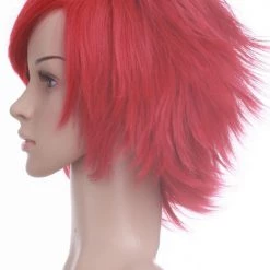 Red 32cm Bleach Haineko Nylon Cosplay Wig 11 Red 32cm Bleach Haineko Nylon Cosplay Wig -Cosplay Shopper Store image 158a 4 2 4 1