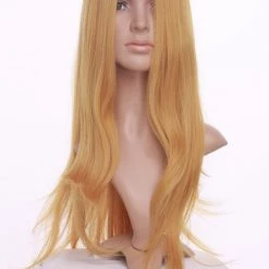 Golden 80cm Bleach Matsumoto Rangiku Cosplay Wig -Cosplay Shopper Store image 162a 1 4 1