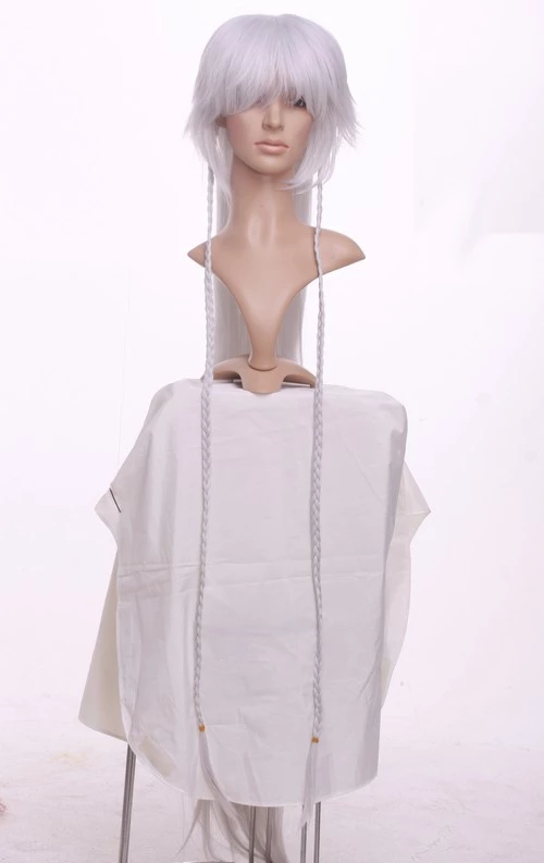 Silver 135cm Pandora Hearts Intention Of The Abyss Nylon Cosplay Wig 4 Silver 135cm Pandora Hearts Intention Of The Abyss Nylon Cosplay Wig - Image 2