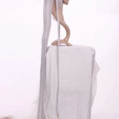 Silver 135cm Black Butler Kuroshitsuji Undertaker Nylon Cosplay Wig -Cosplay Shopper Store image 167a 2 1 2 3 1