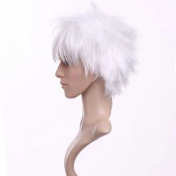 White 32cm Gintama Sakata Gintoki Nylon Cosplay Wig -Cosplay Shopper Store image 178a 3 4 1