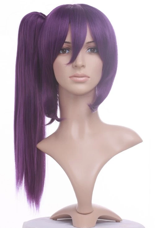 Purple 45cm Gintama Terakado Tsuu Cosplay Wig 4 Purple 45cm Gintama Terakado Tsuu Cosplay Wig - Image 2