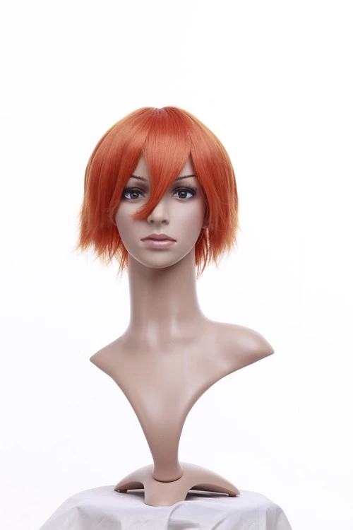 Orange 32cm Black Butler Kuroshitsuji Drossel Kainz Nylon Cosplay Wig 3 Orange 32cm Black Butler Kuroshitsuji Drossel Kainz Nylon Cosplay Wig