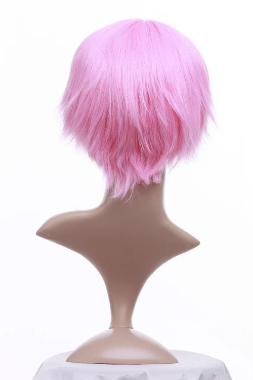 Pink 32cm Bleach Yachiru Kusajishi Cosplay Wig 9 Pink 32cm Bleach Yachiru Kusajishi Cosplay Wig - Image 7