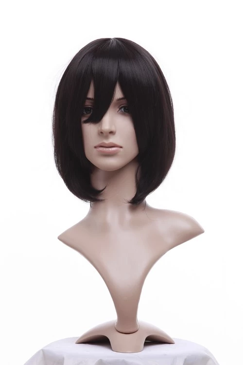 Black 40cm Bleach Kuchiki Rukia Cosplay Wig 4 Black 40cm Bleach Kuchiki Rukia Cosplay Wig - Image 2