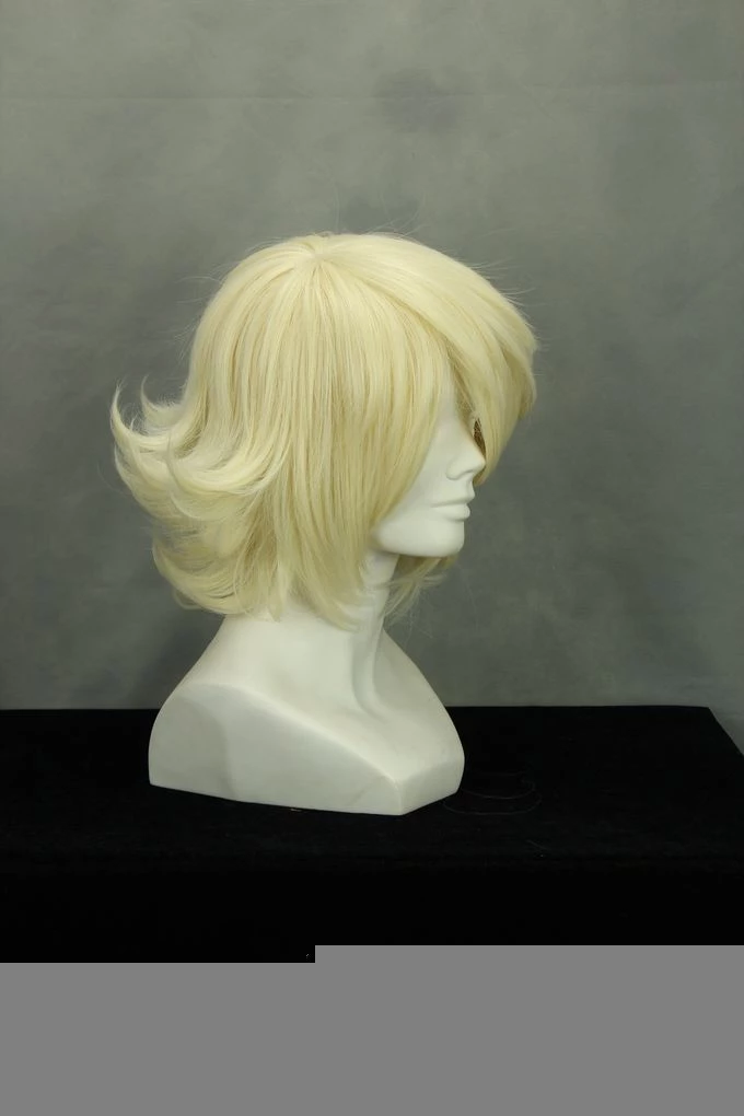 Light Gold 32cm Tiger & Bunny Origami Cyclone Cosplay Wig 5 Light Gold 32cm Tiger & Bunny Origami Cyclone Cosplay Wig - Image 3