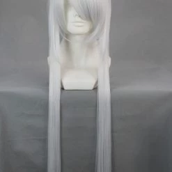 Silver 90cm Kung Fu Panda Lord Shen Cosplay Wig