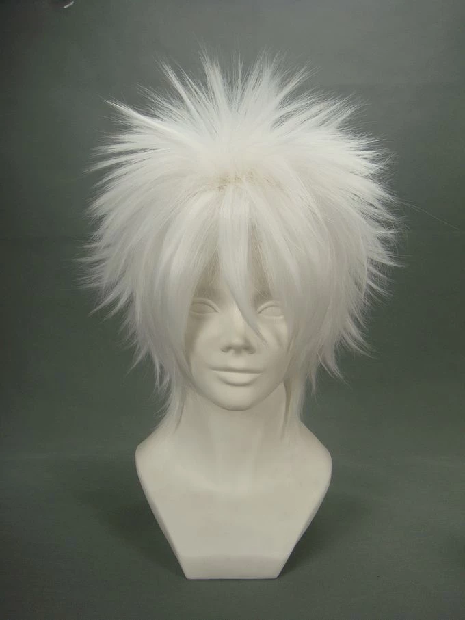 White 32cm Bleach Kurosaki Ichigo Nylon Cosplay Wig 4 White 32cm Bleach Kurosaki Ichigo Nylon Cosplay Wig - Image 2